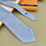 Louis Vuitton New Classic Men's Checkered Silk Tie