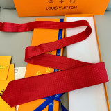 Louis Vuitton New Classic Men's Logo Silk Tie