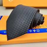 Louis Vuitton New Classic Men's Checkered Silk Tie