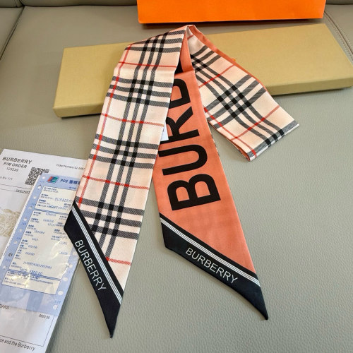 Burberry Classic Logo Ribbon Scarf Size: 8x 120 CM