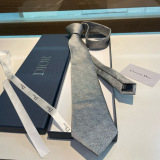 Dior New Classic Men's Embroidered Logo Tie