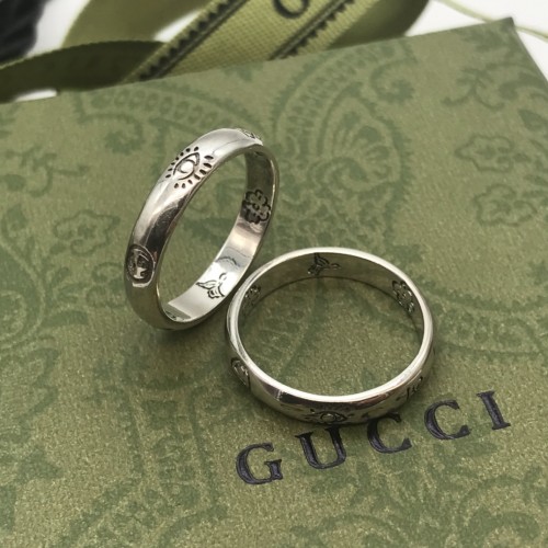 Gucci Retro Blind for Love Narrow Edition Ring