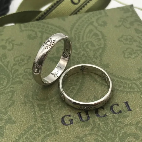 Gucci Retro Blind for Love Narrow Edition Ring