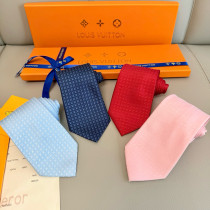 Louis Vuitton New Classic Men's Logo Silk Tie