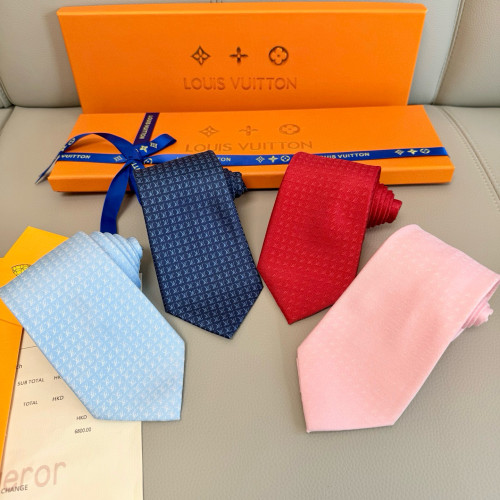 Louis Vuitton New Classic Men's Logo Silk Tie