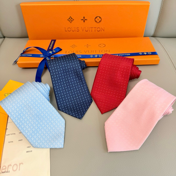 Louis Vuitton New Classic Men's Logo Silk Tie