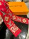 Louis Vuitton Classic Golden Dragon New Year Logo Jacquard Headband Size: 8x120 CM