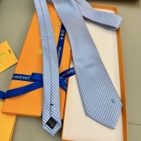 Louis Vuitton New Classic Men's Checkered Silk Tie