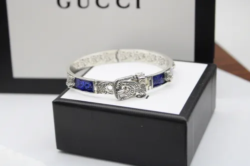 Gucci New Retro Mighty Tiger Head Belt Buckle Bracelet 51-54 CM