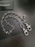 Chrome Hearts New Retro Double Dragon Shrimp Buckle Anchor Bag Chain Pants Chain
