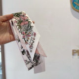 Dior New Fashion Double Sided Twill Silk Headband 6x100 CM