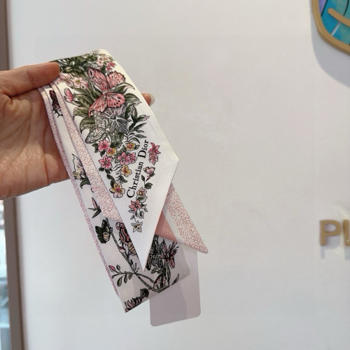 Dior New Fashion Double Sided Twill Silk Headband 6x100 CM