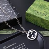 Gucci New Trendy Retro Double G Necklace