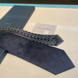Dior New Men's Silk Vine Pattern Tie