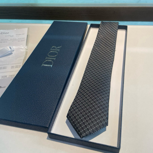 Dior New Classic Men's Silk Vine Pattern Tie