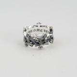 Chrome Hearts New Retro Tomb Cross Ring
