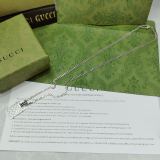 Gucci New Couple Retro Vintage Vintage Striped Enamel Black Fashion Necklace
