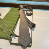 Gucci New Classic Men's GG Logo Jacquard Silk Tie