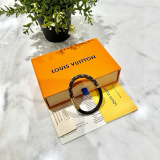 Louis Vuitton Classic Vintage Leather Rope Bracelet