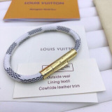 Louis Vuitton New Classic Chess Leather Rope Bracelet