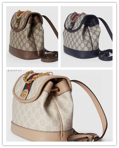 Gucci Classic Double G Mini Backpack Size: 20x20.5x12 CM