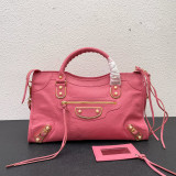Balenciaga Classic Retro Sheepskin Motorcycle Bag