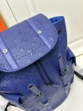 Louis Vuitton Fashion Embossed Logo Backpack Size: 41 × 48x13CM