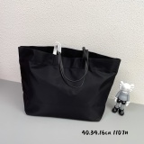 Prada New Classic Enamel Triangle Logo Nylon Tote Bag Size: 40 × 34 × 16 CM