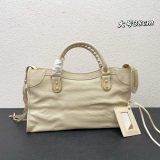 Balenciaga Classic Retro Sheepskin Motorcycle Bag