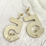 Chanel New Fashion Denim Imitation No.5 Earstuds