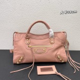 Balenciaga Classic Retro Sheepskin Motorcycle Bag
