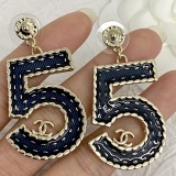Chanel New Fashion Denim Imitation No.5 Earstuds