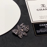 Chanel New Fashion Full Diamond Butterfly Brooch