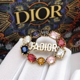 Dior New Fashion Letter Diamond Brooch