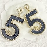 Chanel New Fashion Denim Imitation No.5 Earstuds