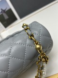 Chanel Fashion Pearl Sheepskin Crossbody Bag