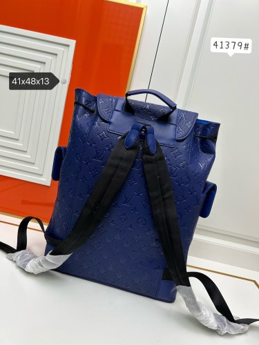 Louis Vuitton Fashion Embossed Logo Backpack Size: 41 × 48x13CM