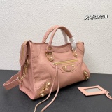 Balenciaga Classic Retro Sheepskin Motorcycle Bag
