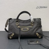 Balenciaga Classic Retro Sheepskin Motorcycle Bag