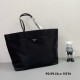 Prada New Classic Enamel Triangle Logo Nylon Tote Bag Size: 40 × 34 × 16 CM
