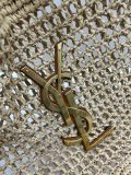 Yves Saint Laurent Fashion Lafite Grass Carved Empty Handbag