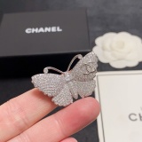 Chanel New Fashion Full Diamond Butterfly Brooch
