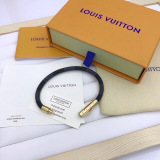 Louis Vuitton New Classic Chess Leather Rope Bracelet