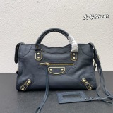 Balenciaga Classic Retro Sheepskin Motorcycle Bag