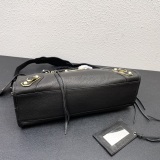 Balenciaga Classic Retro Sheepskin Motorcycle Bag
