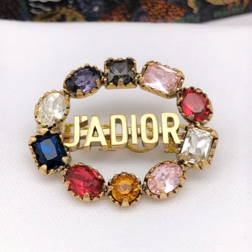 Dior New Fashion Letter Diamond Brooch