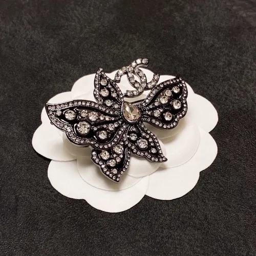 Chanel New Fashion Full Diamond Butterfly Brooch