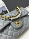Chanel Fashion Pearl Sheepskin Crossbody Bag