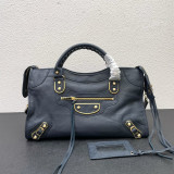 Balenciaga Classic Retro Sheepskin Motorcycle Bag