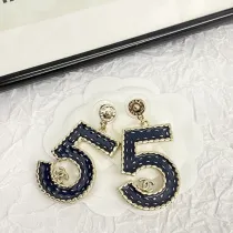 Chanel New Fashion Denim Imitation No.5 Earstuds